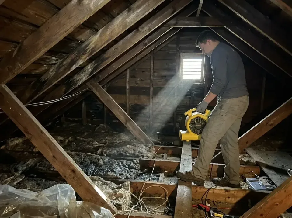 attic-water-damage-drying-proc-007 — frequently asked questions, Emergency Water Extraction & 24/7 Flood Response in Beach H…